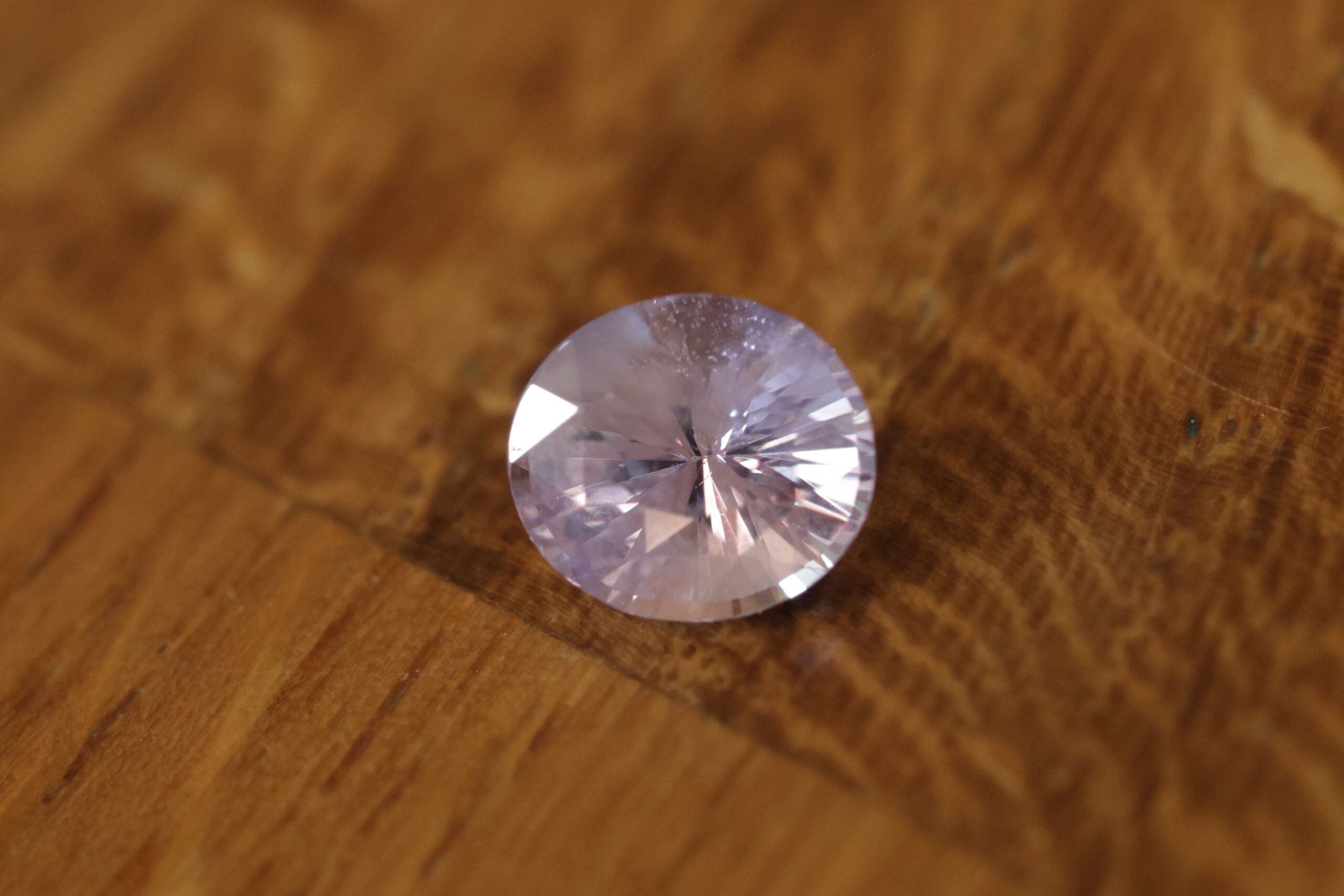 Lawendowy owalny szafir I4 - obrazek 2